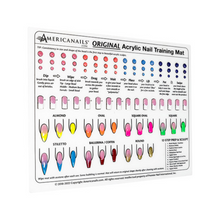Load image into Gallery viewer, Americanails  Silicone Acrylic Application Nail Tech Training Mat