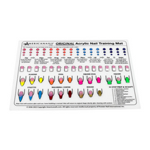 Load image into Gallery viewer, Americanails  Silicone Acrylic Application Nail Tech Training Mat
