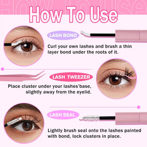 Cluster Volume Eyelash Extension Lash Kit