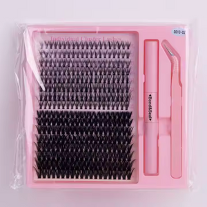 Cluster Wispy Eyelash Extension Lash Kit