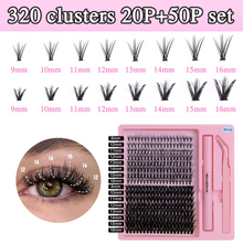 Load image into Gallery viewer, Cluster Wispy Eyelash Extension Lash Kit

