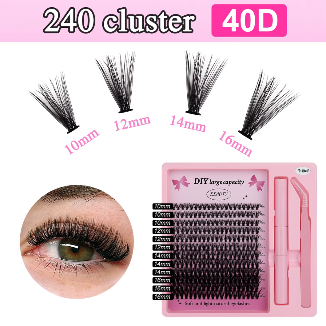 Cluster Volume Eyelash Extension Lash Kit