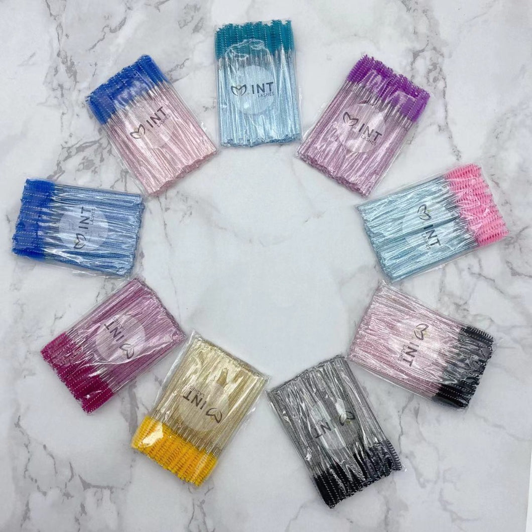 Disposable Glitter Styling Wands - 50 wands