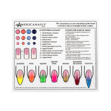 Load image into Gallery viewer, Americanails  Mini Silicone Acrylic Application Nail Tech Training Mat
