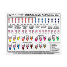 Load image into Gallery viewer, Americanails  Silicone Acrylic Application Nail Tech Training Mat
